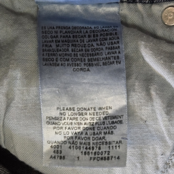 LEVI'S 515 Boot Cut Mid Rise Blue Jeans NWT Size 8M - Picture 8 of 15